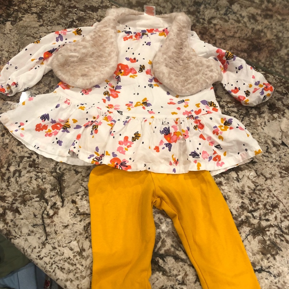 3 piece cat & jack outfit